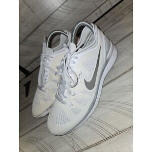 Nike Free TR Fit 5 Women's Size 6.5 White Training Running Jogging Shoes Sneaker